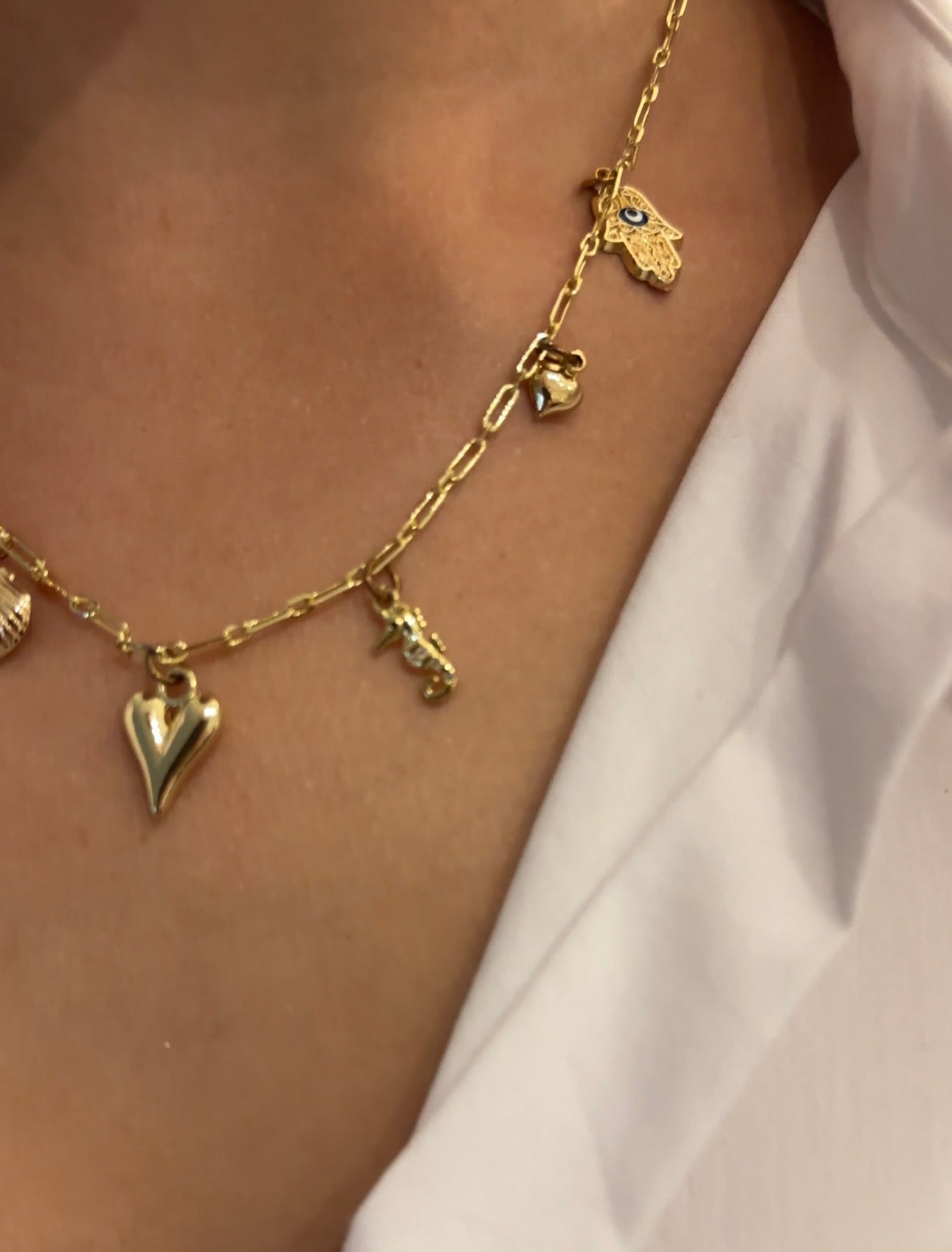 X- Cadena con Dijes