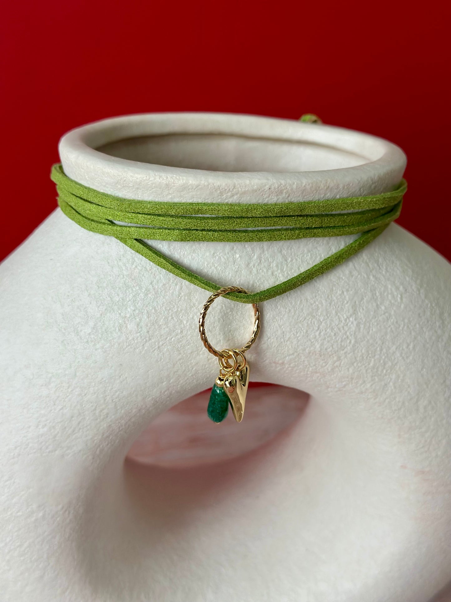 Collares de Cuero / Green π