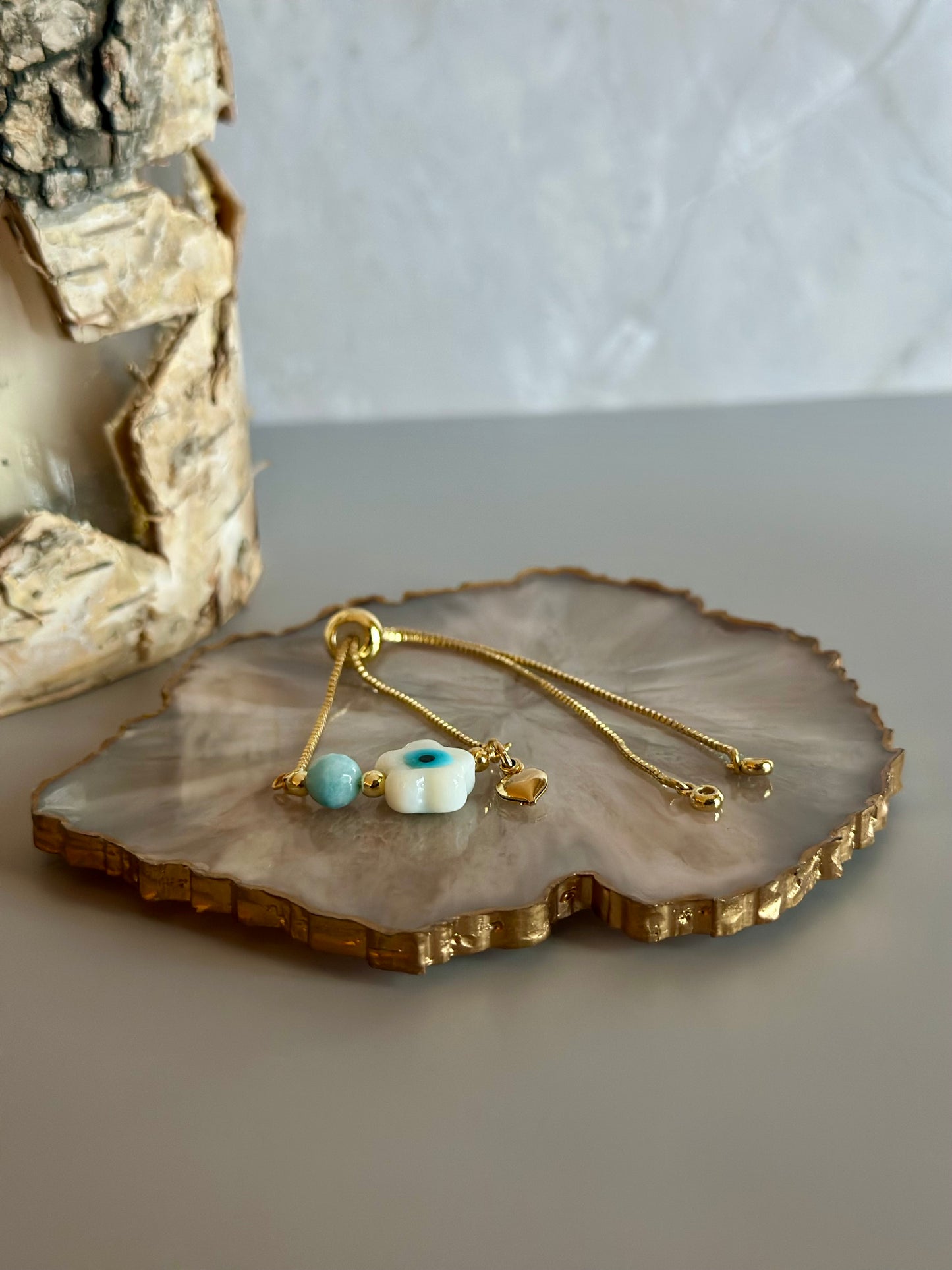 Pulseras en cadena con dije 🧿