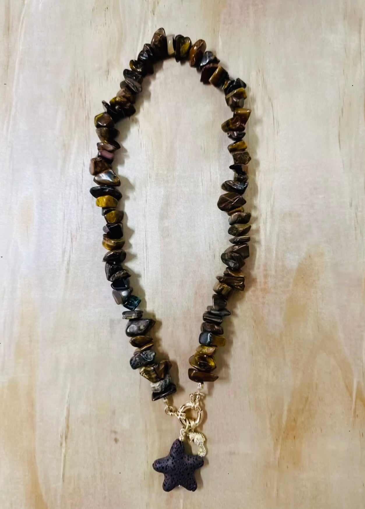 X- Collar Ojo de Tigre