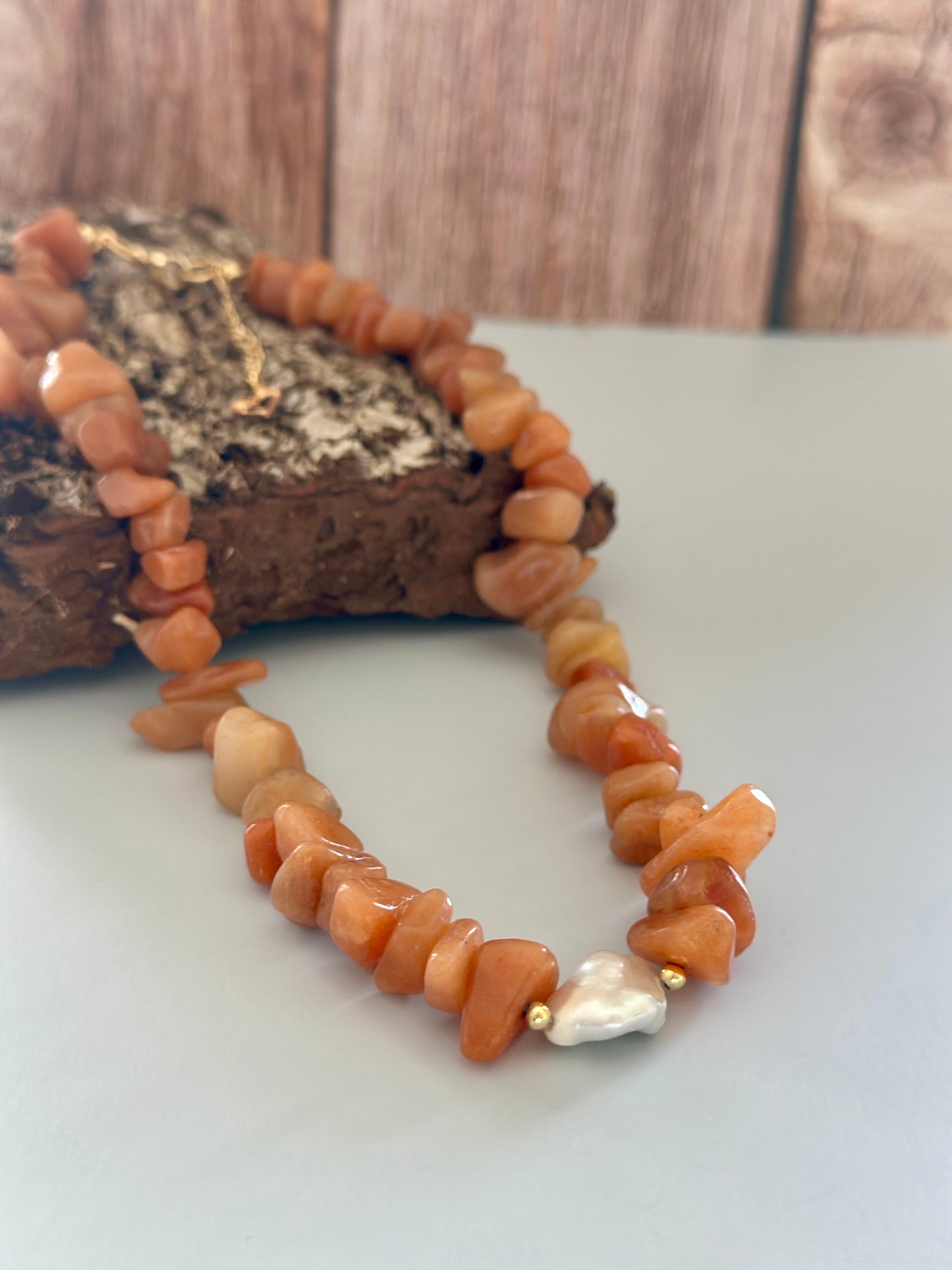 Collar en piedra Ámbar