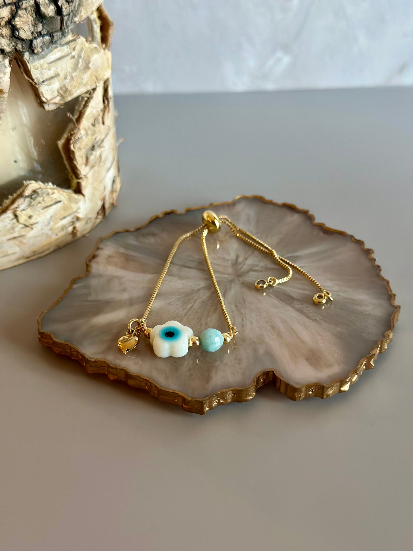 Pulseras en cadena con dije 🧿
