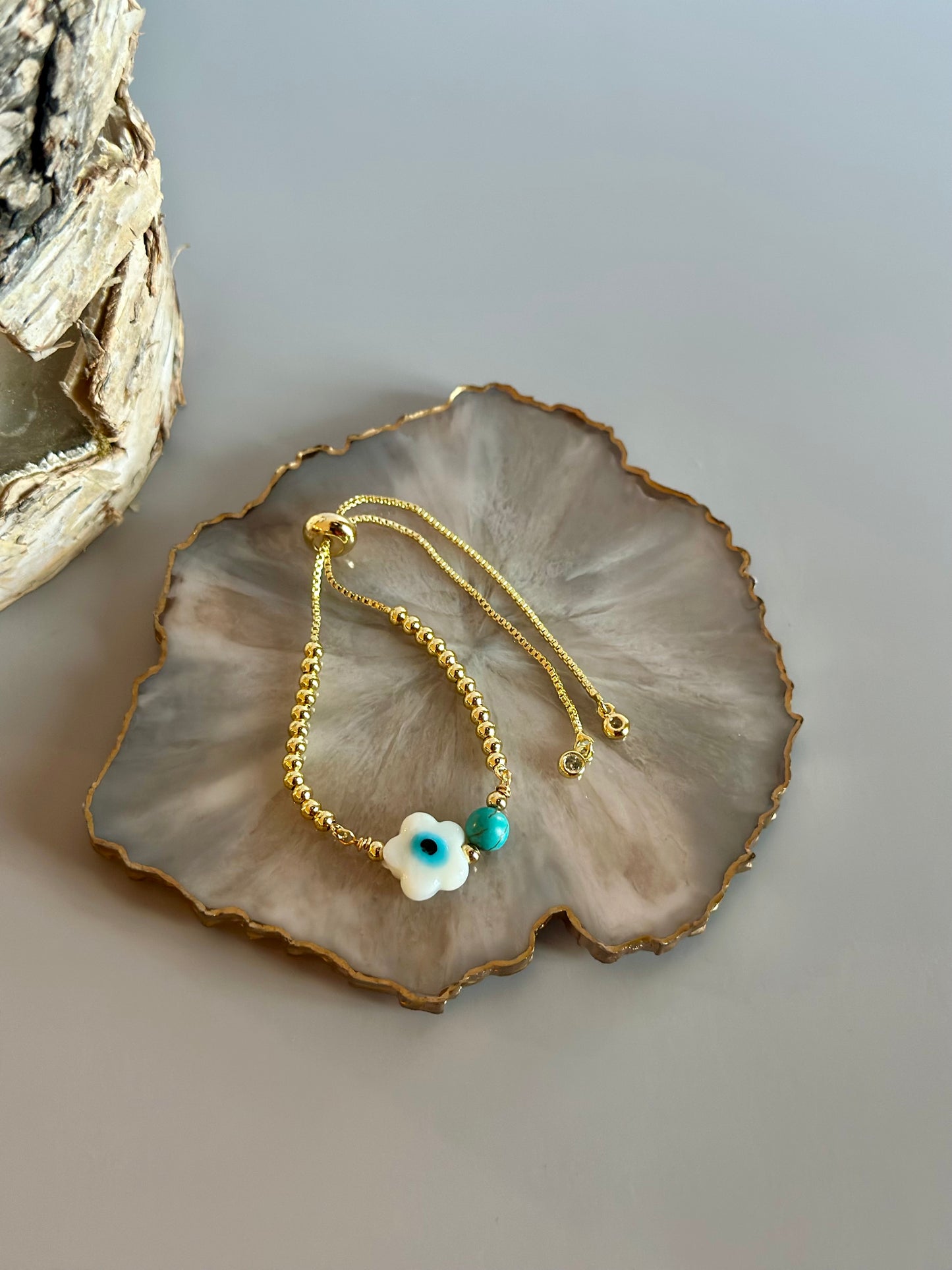 Pulseras en cadena con dije 🧿