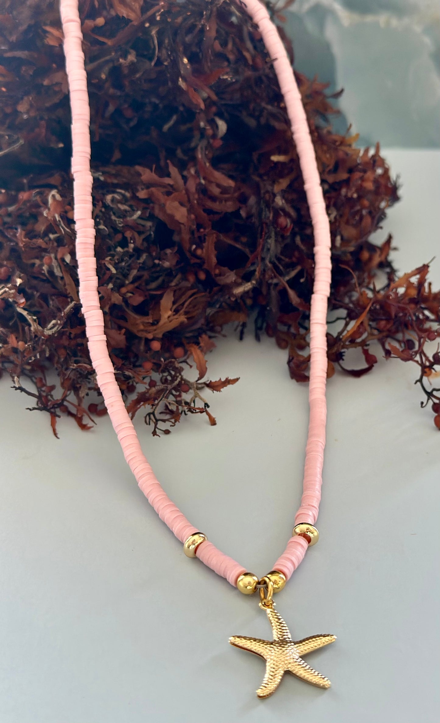 Collar de Fimo - Rosado