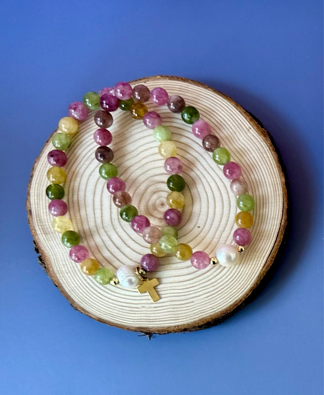 Pulseras elaboradas en Ágata de bellos colores