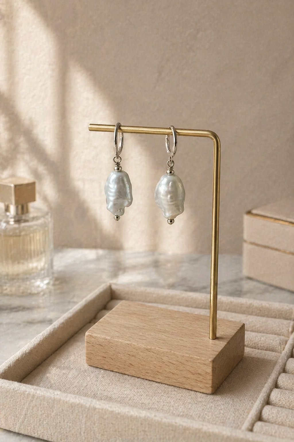 A Aretes con Pez de cerámica