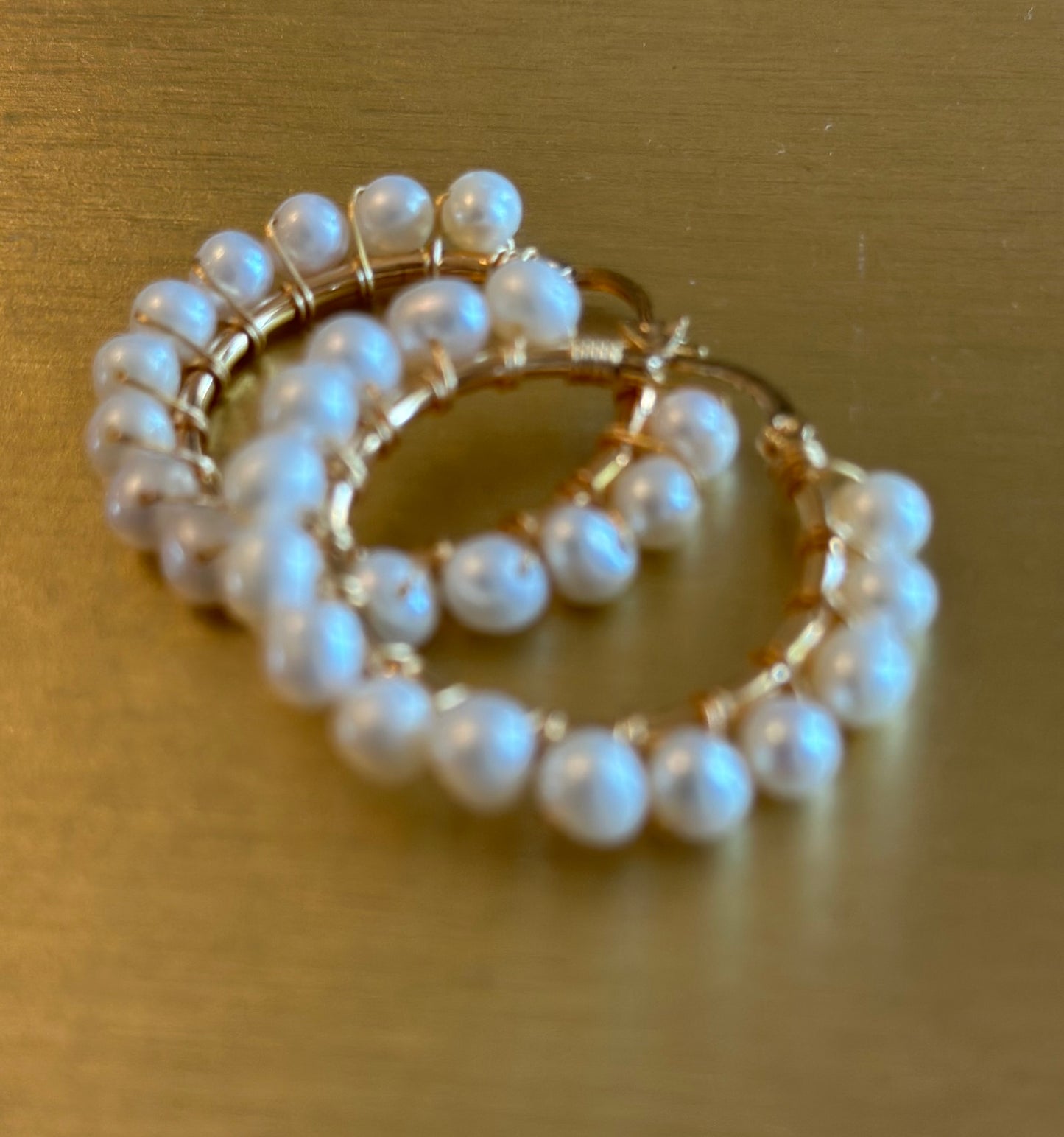 E- Argollas Perlas Naturales