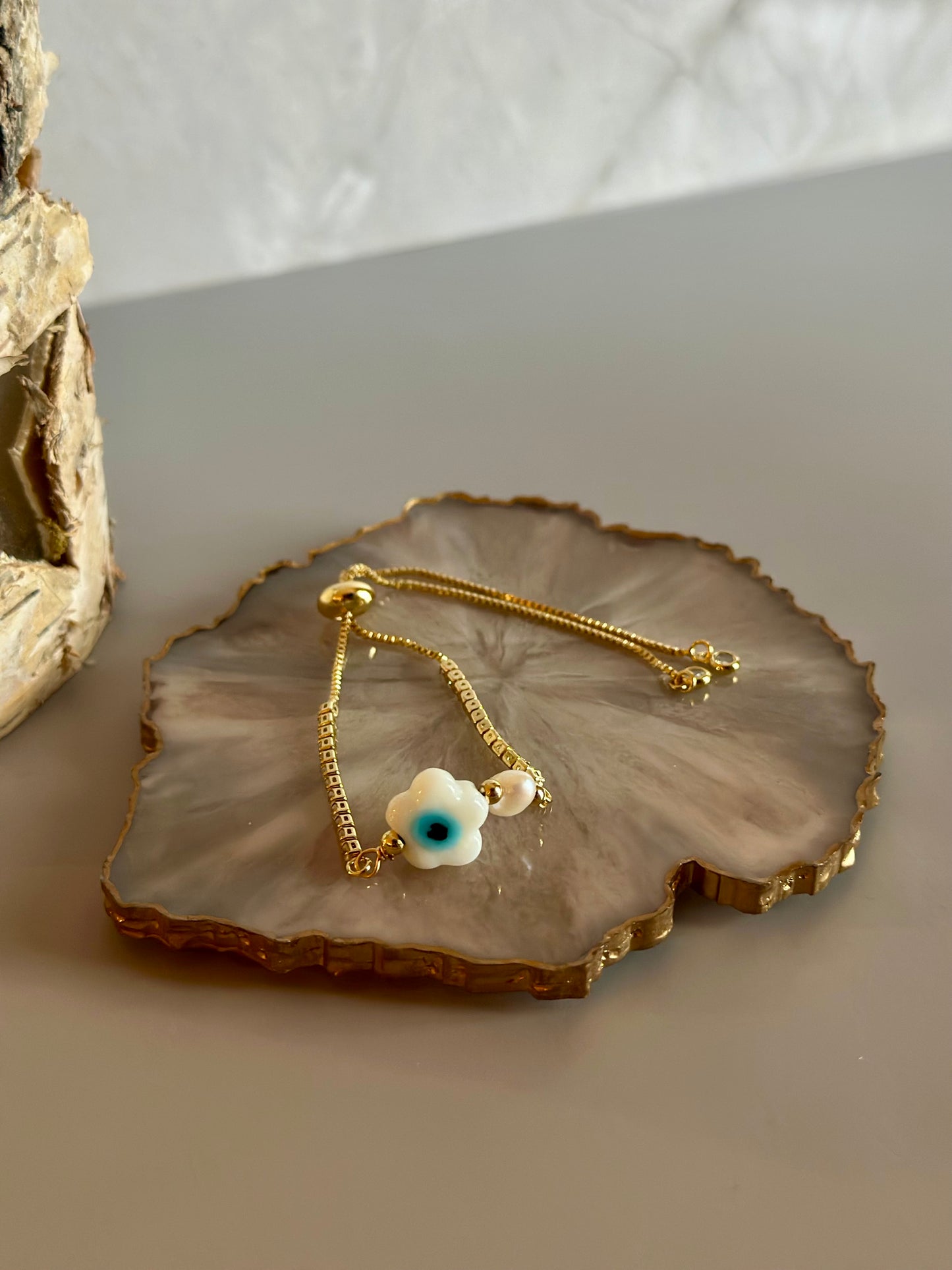 Pulseras en cadena con dije 🧿