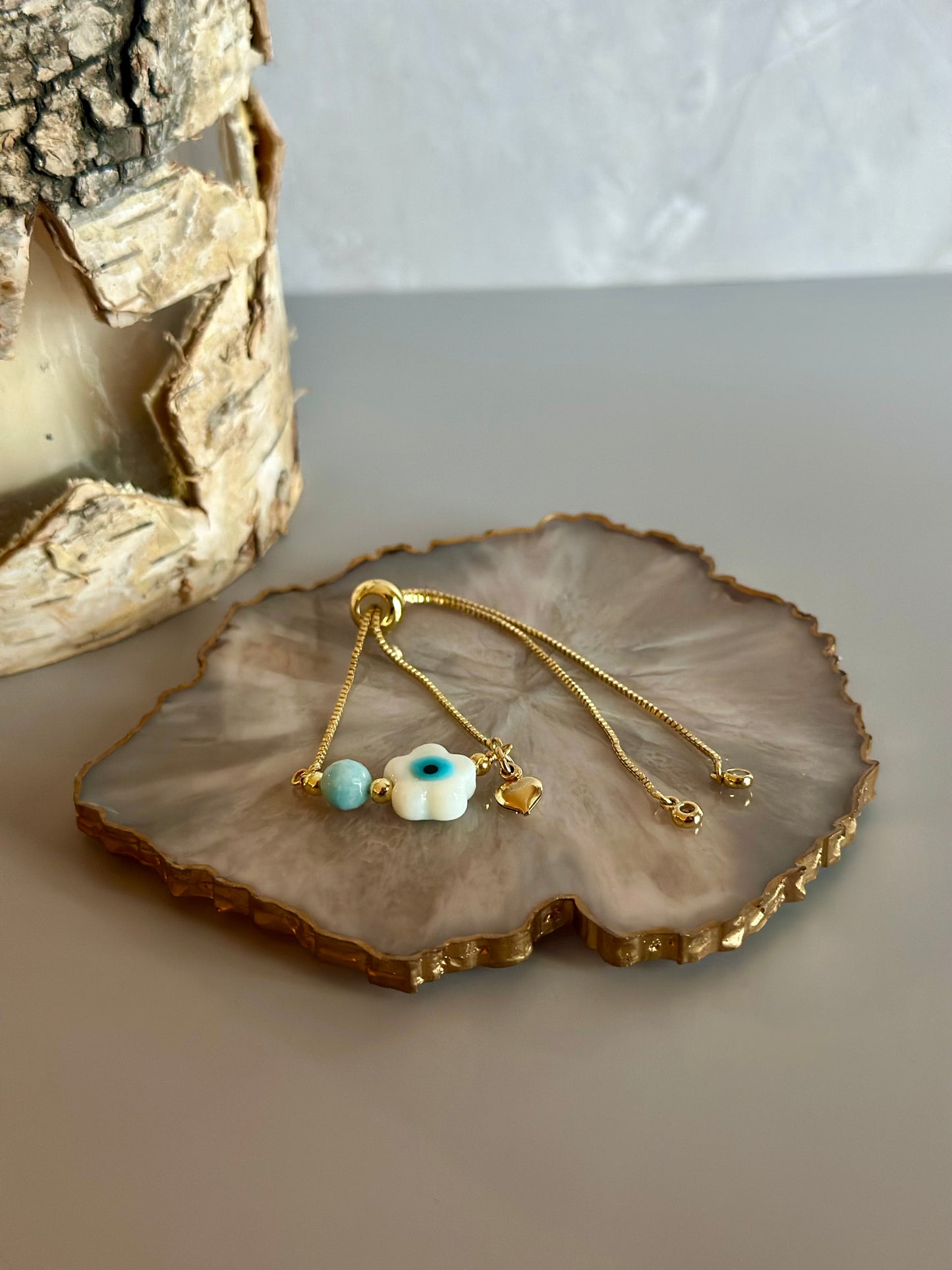 Pulseras en cadena con dije 🧿