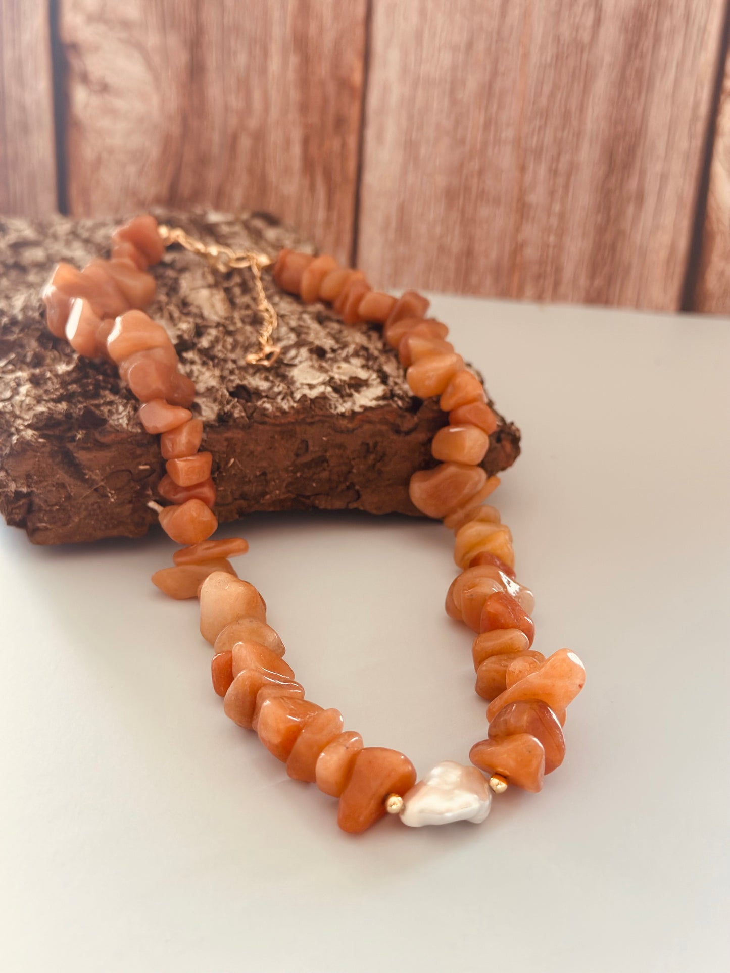 Collar en piedra Ámbar