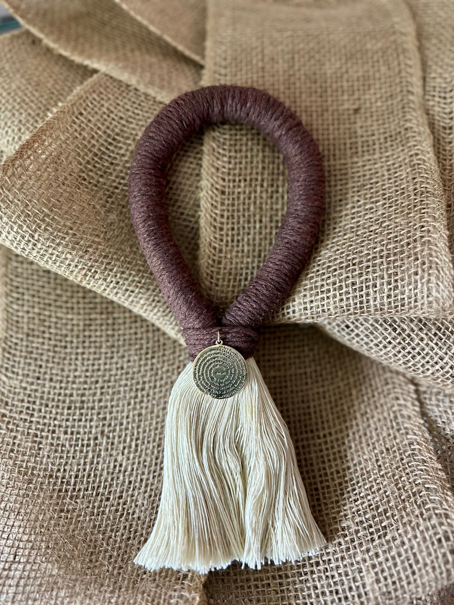 B Bendición para el Hogar 🏡 Marrón (Cruz ó Medalla)