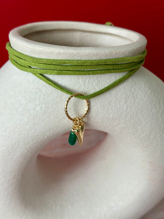 Collares de Cuero / Green 💚