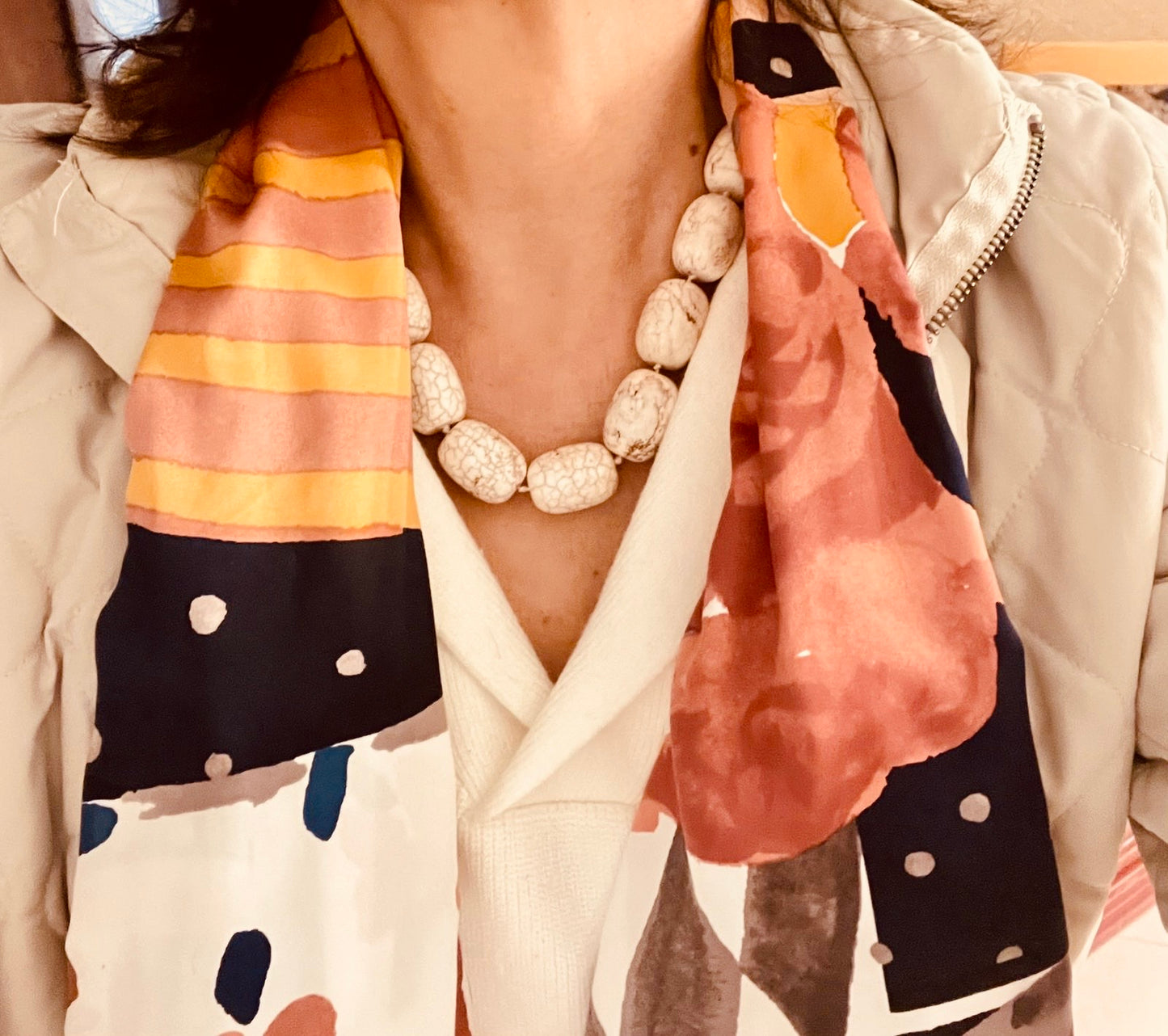 A Collar de Piedras naturales