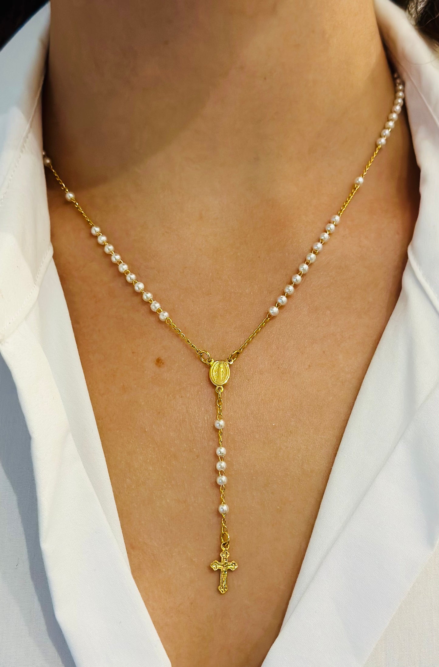 Collar de cadena Rosario 📿