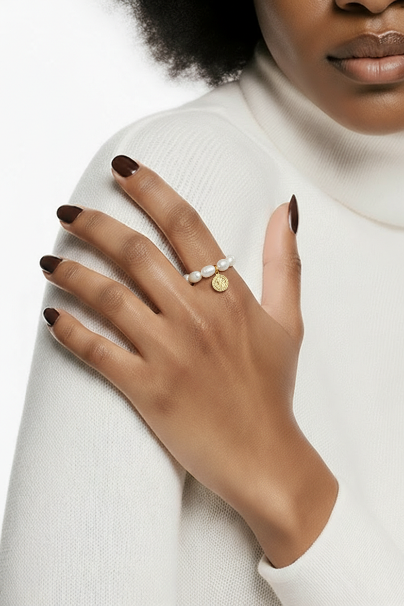 Anillos de Perlas Naturales