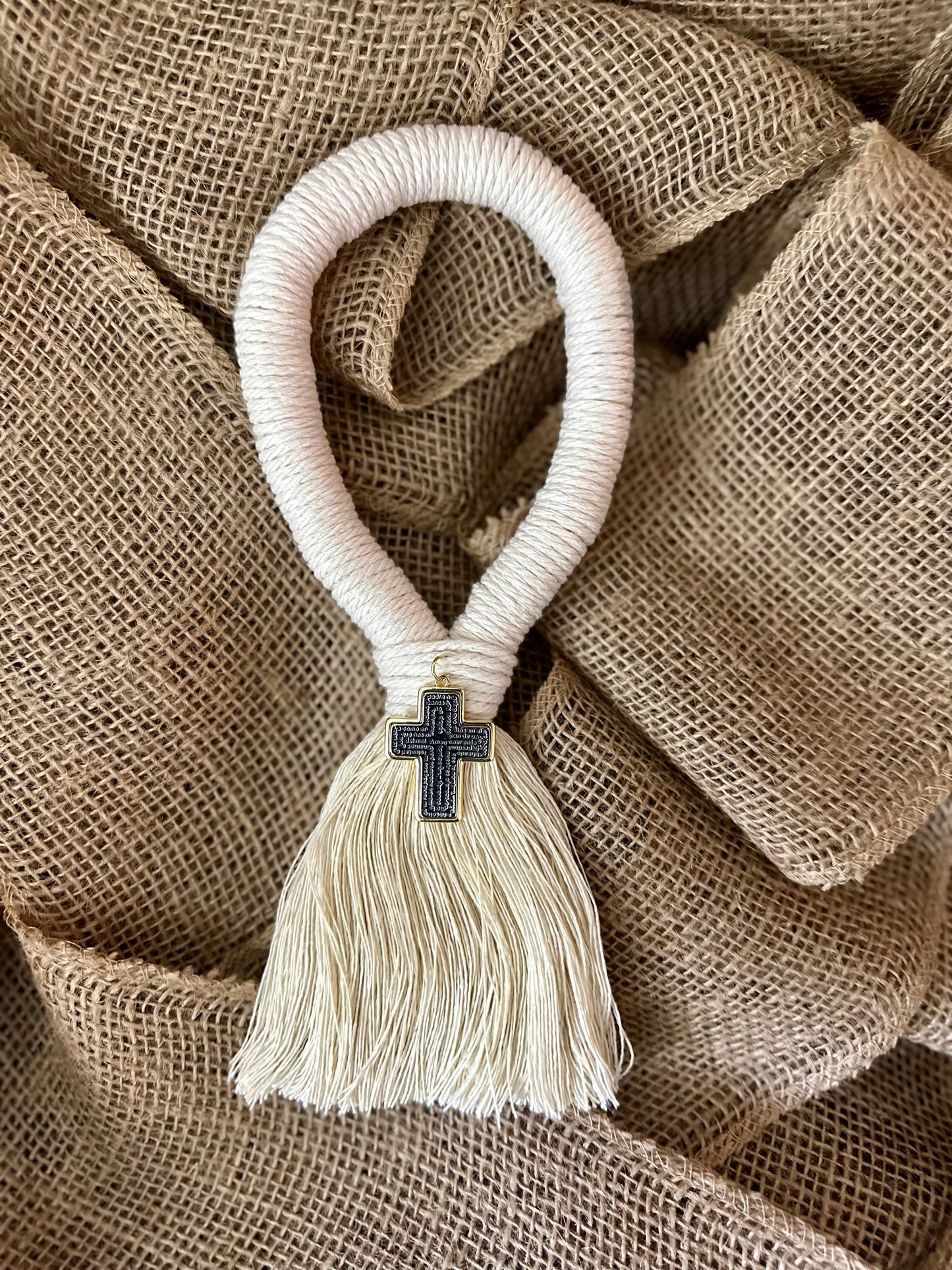 Bendición para el Hogar 🏡 Blanca (Cruz ó Medalla)