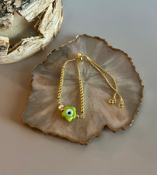 Pulseras en cadena con dije 🧿