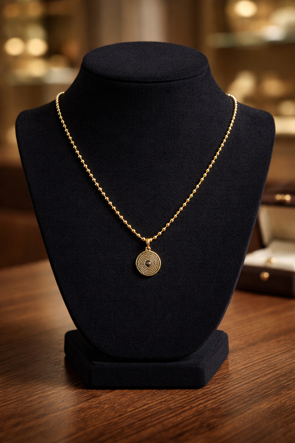 A Cadenas estilo militar con baño de oro 18k