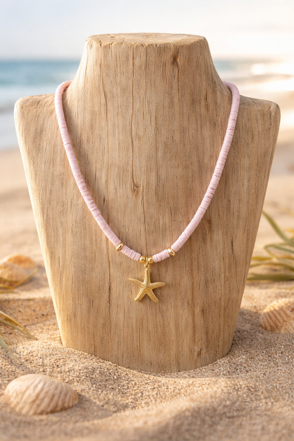 Collar de Fimo - Rosado