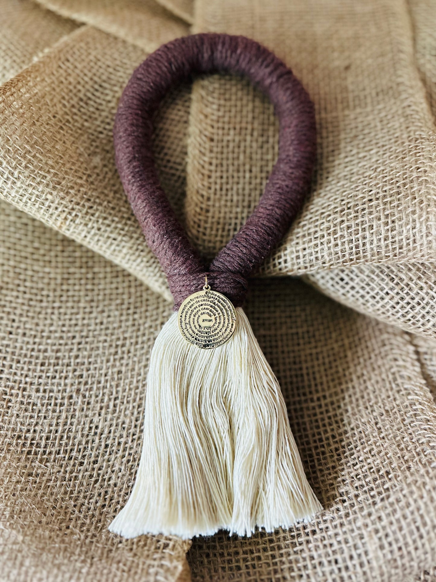 B Bendición para el Hogar 🏡 Marrón (Cruz ó Medalla)