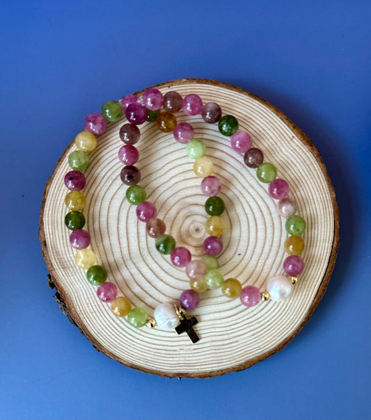Pulseras elaboradas en Ágata de bellos colores