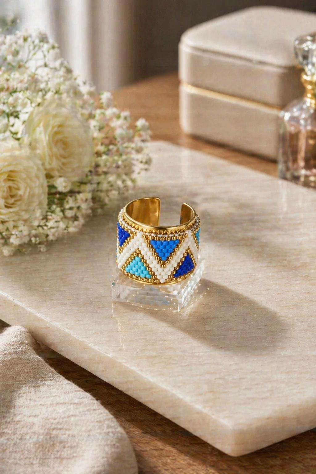Anillo de Miyuki - Azul