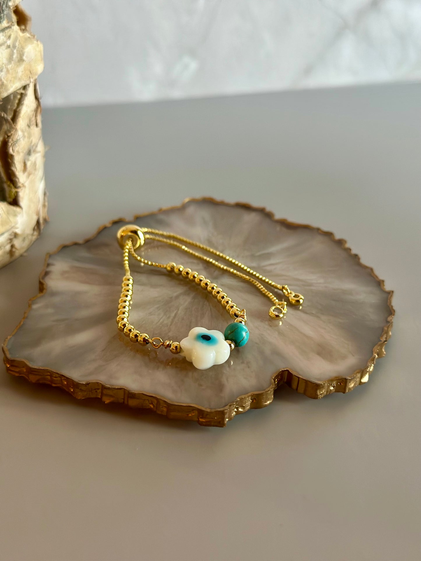Pulseras en cadena con dije 🧿