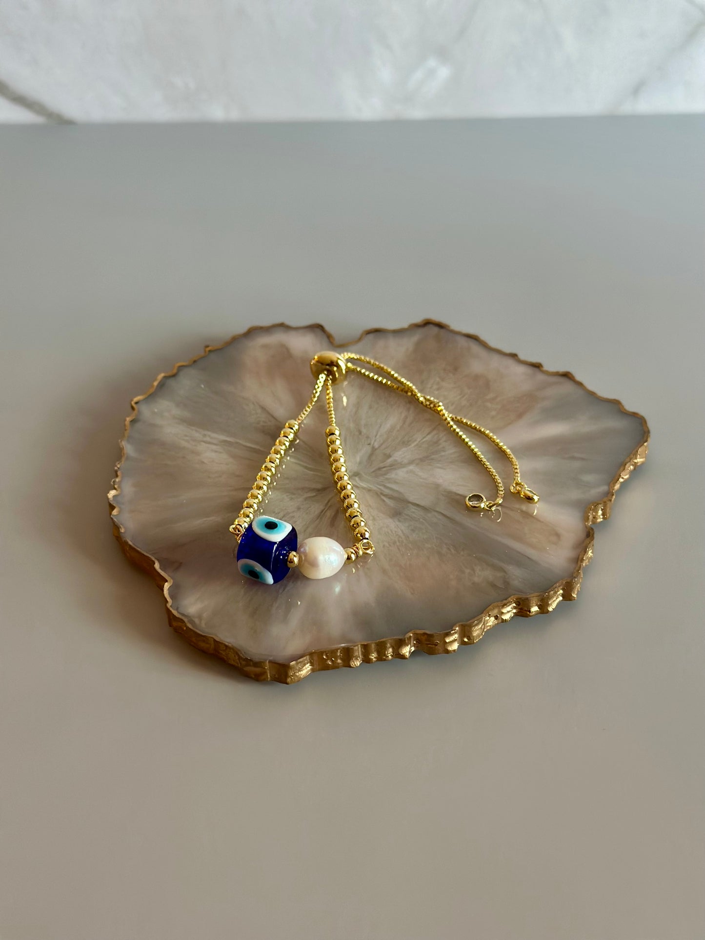 Pulseras en cadena con dije Ojo turco 🧿