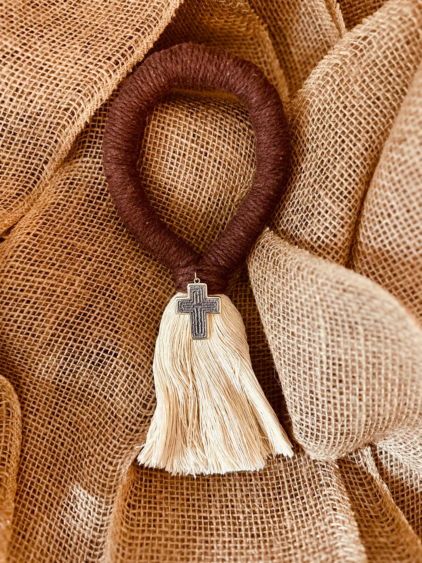 B Bendición para el Hogar 🏡 Marrón (Cruz ó Medalla)