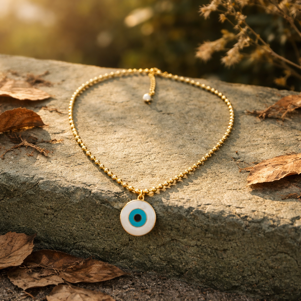 A Cadenas estilo militar con baño de oro 18k