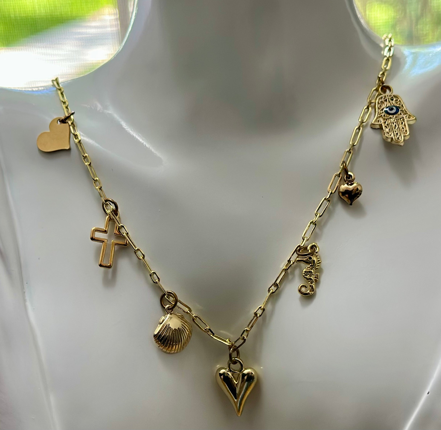 X- Cadena con Dijes