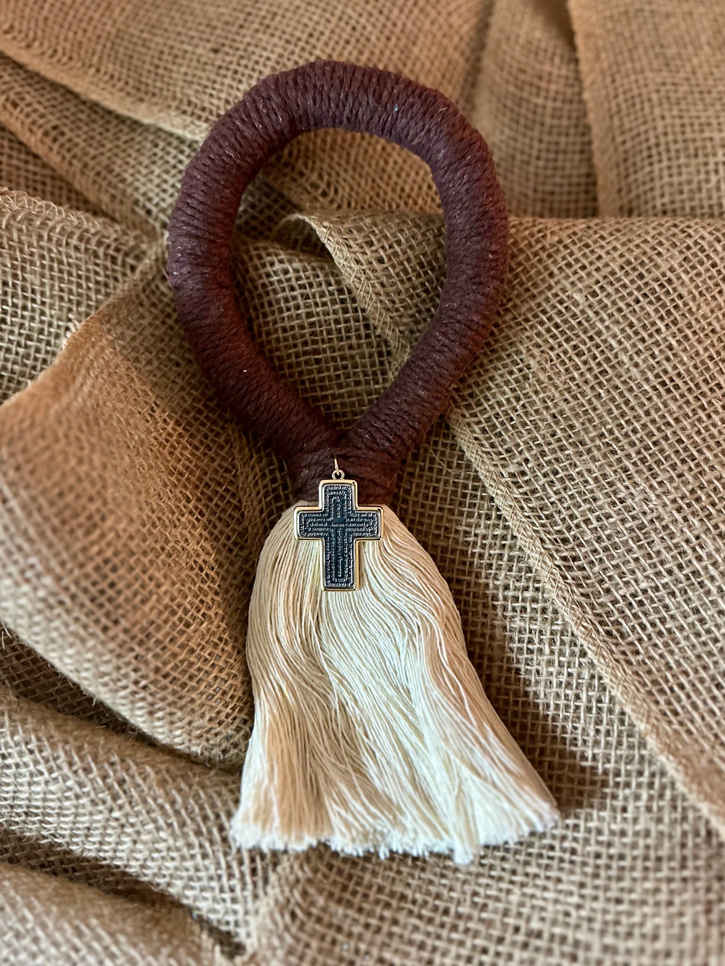 B Bendición para el Hogar 🏡 Marrón (Cruz ó Medalla)