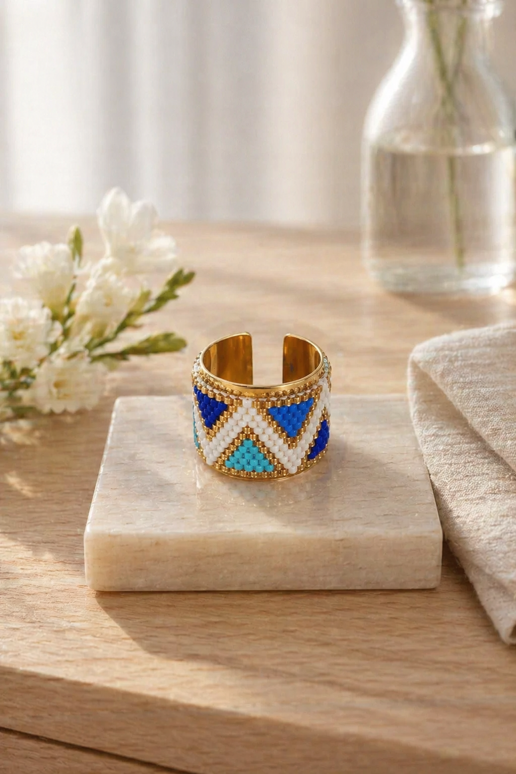 Anillo de Miyuki - Azul