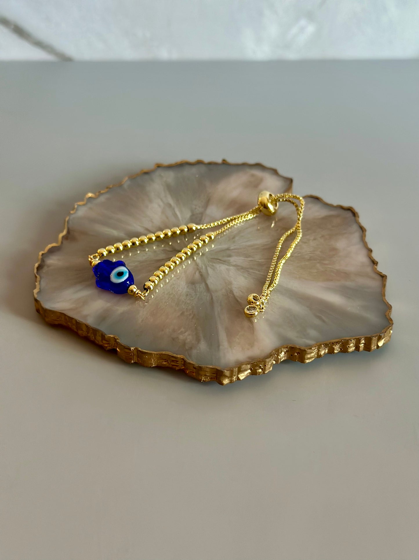 Pulseras en cadena con dije Ojo turco 🧿