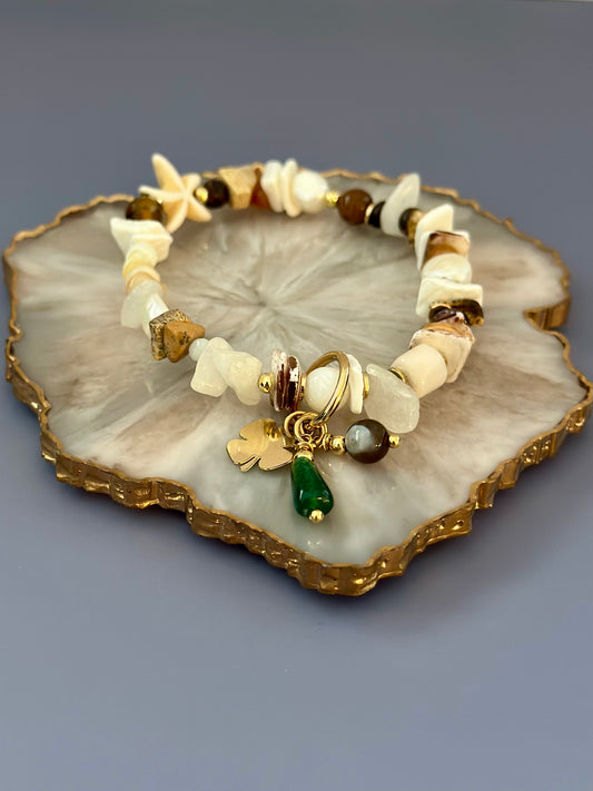 Pulseras de perlas naturales ☘️💛