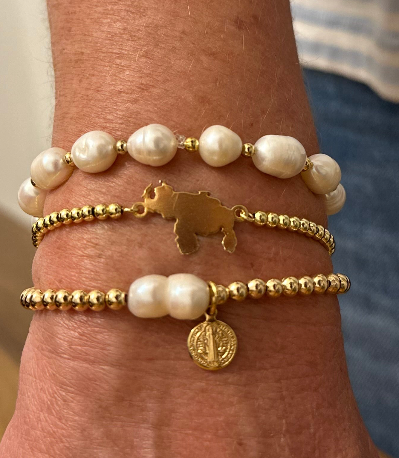 A- 💛💙❤️ Pulseras de Balines de Venezuela