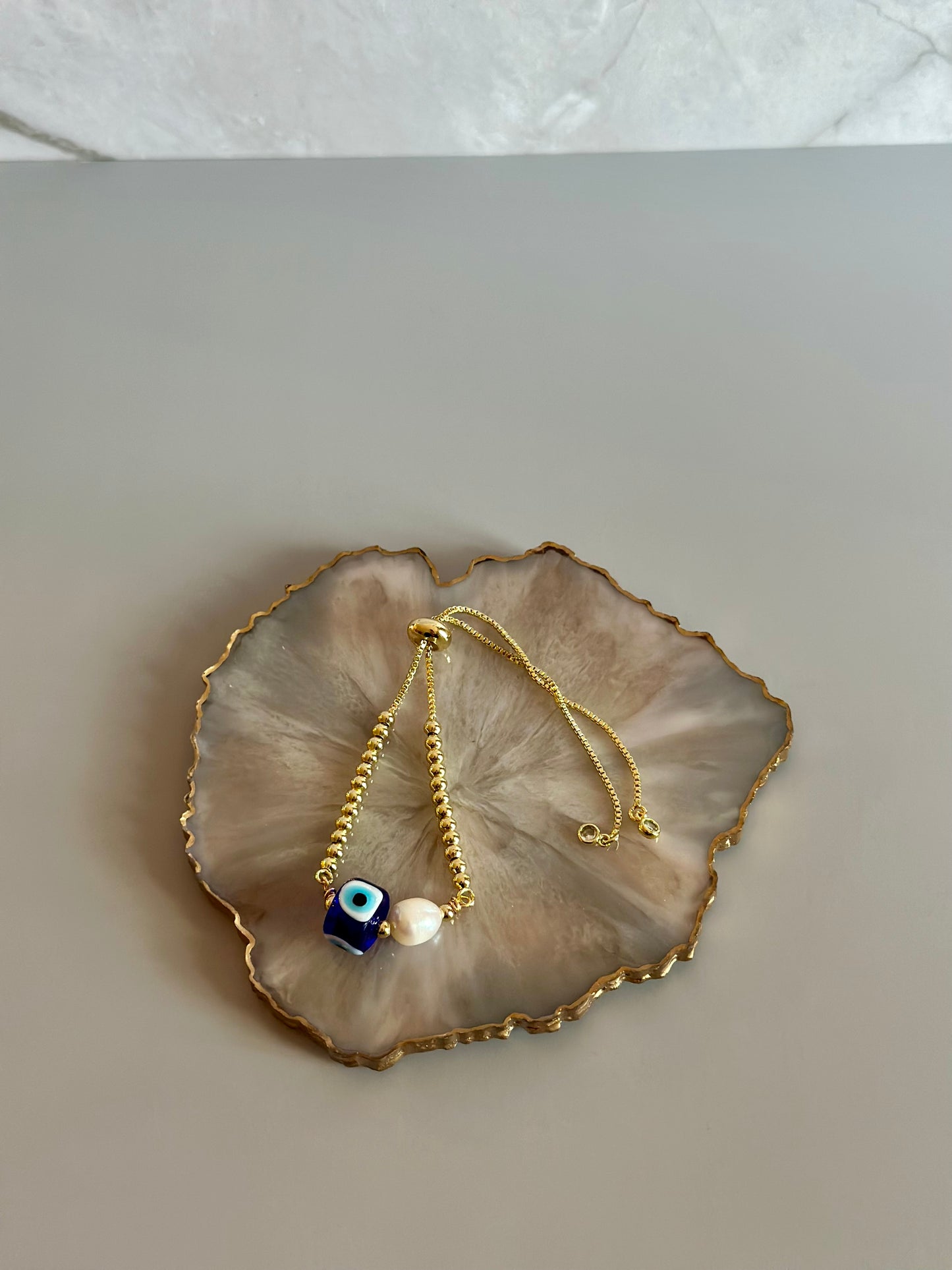 Pulseras en cadena con dije Ojo turco 🧿