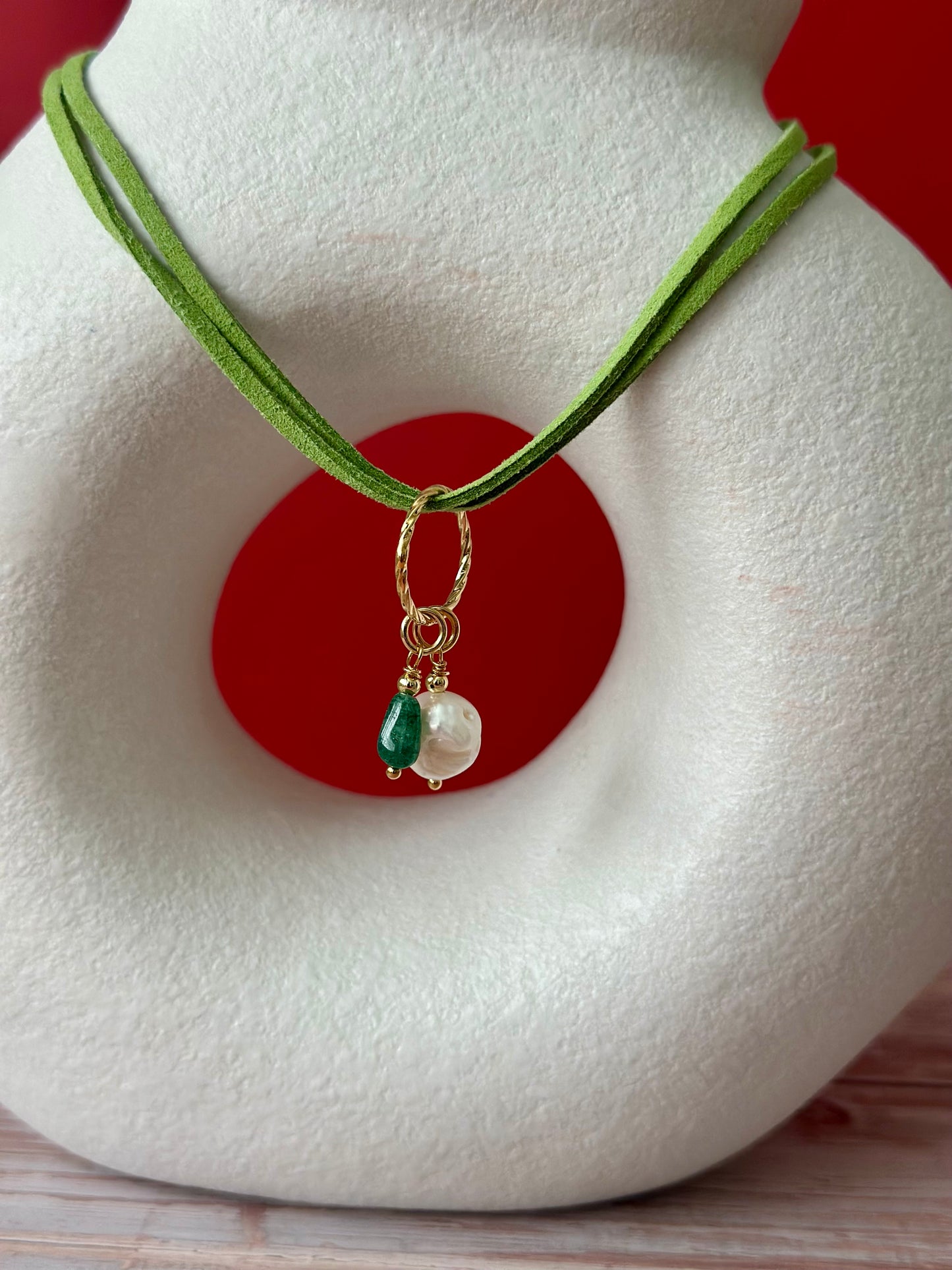 Collares de Cuero / Green 💚