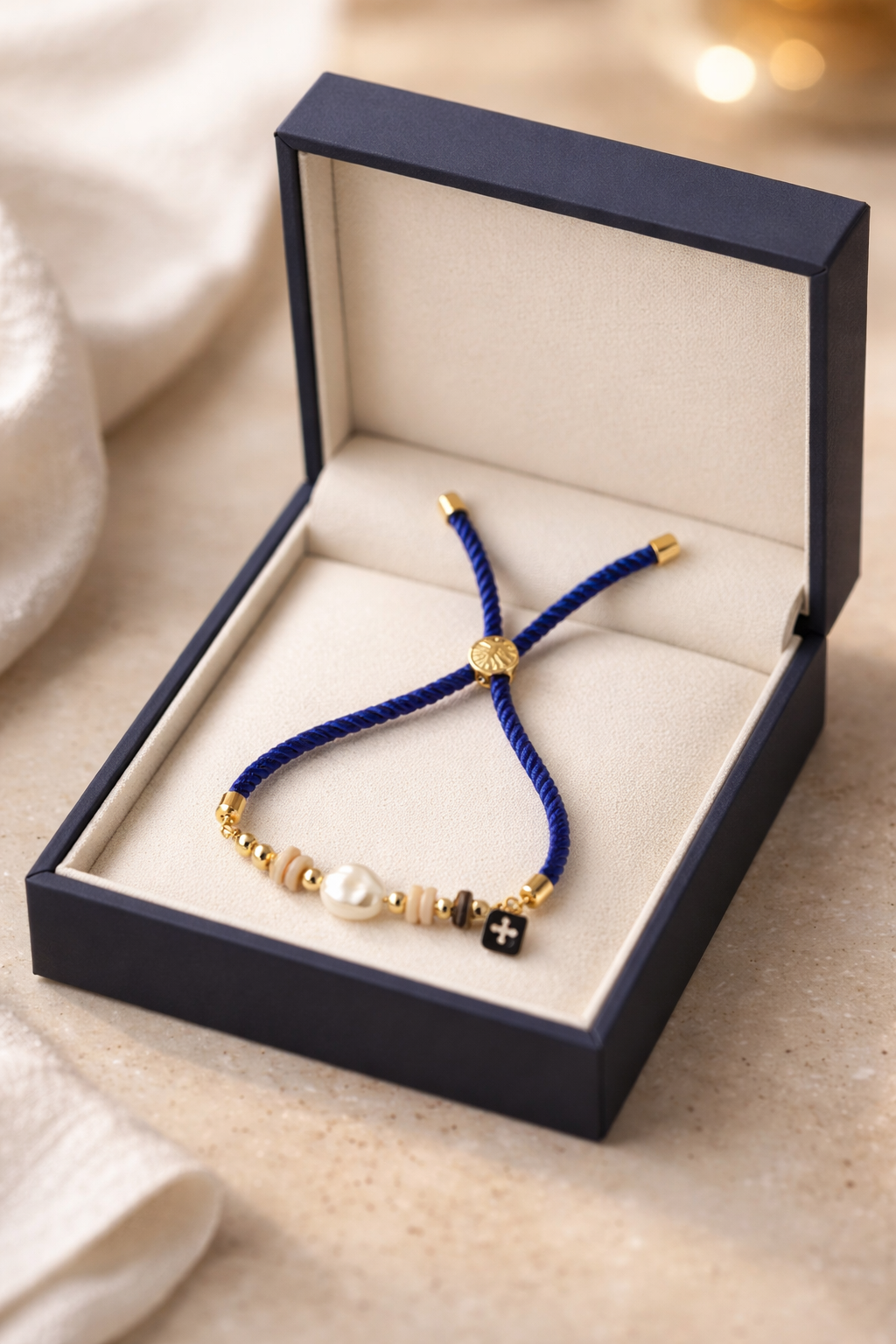 Pulsera de Cordón azul
