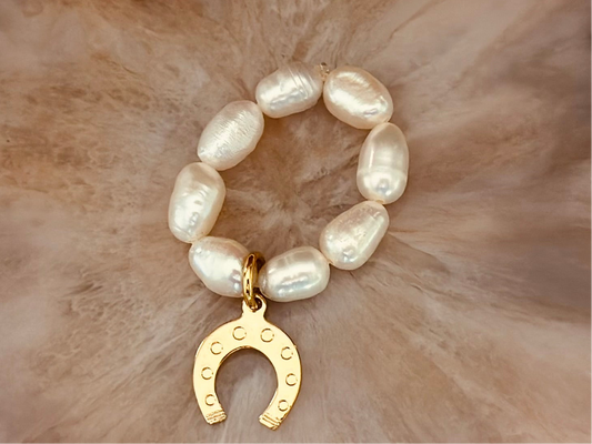 C- Anillo de Perlas Naturales