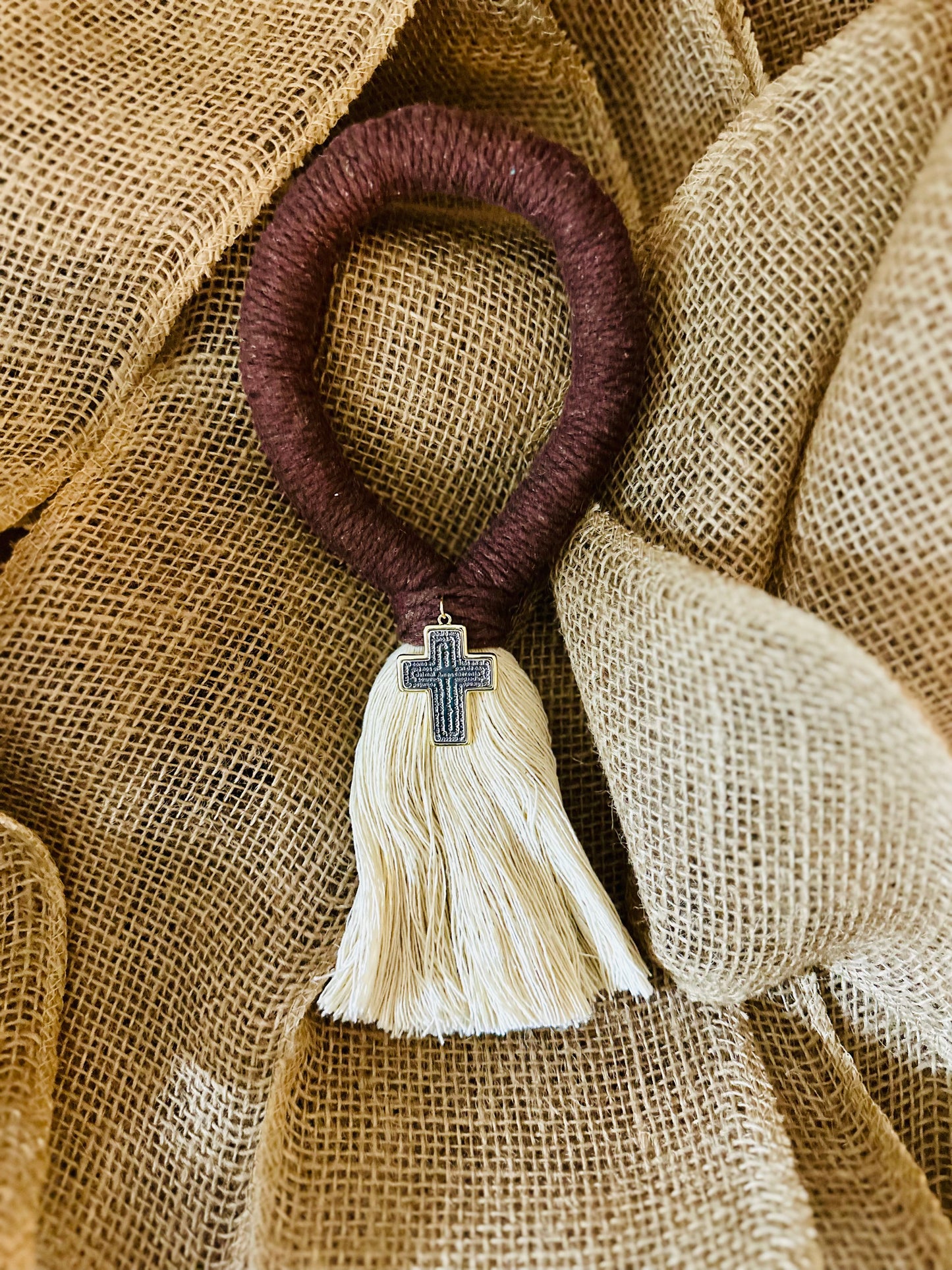 B Bendición para el Hogar 🏡 Marrón (Cruz ó Medalla)