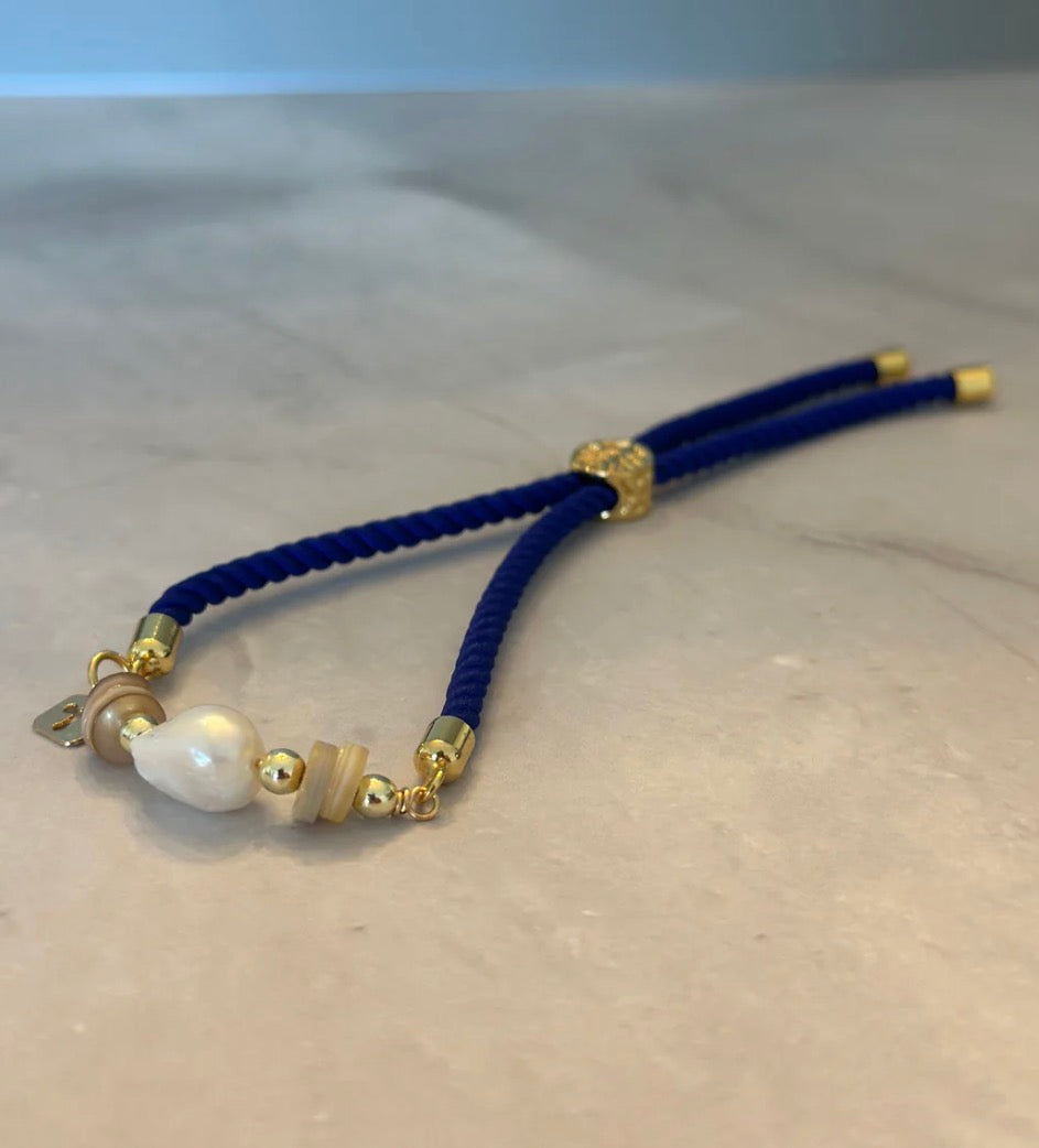 Pulsera de Cordón azul